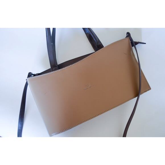 Vintage ITALIAN Designer Daniella Moda HANDBAG Asymmetrical Crossbody Bag - Picture 8 of 8